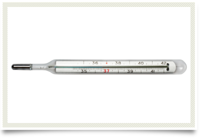 Photo of Mercury in a thermometer