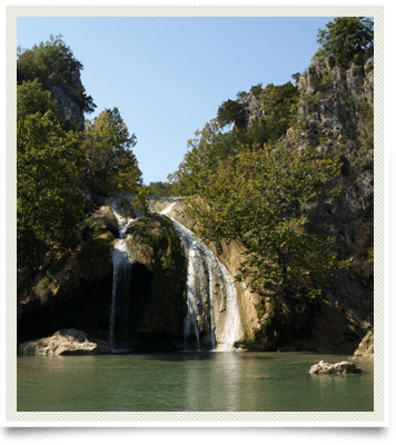 Environmental Medicine intro photo of a waterfall